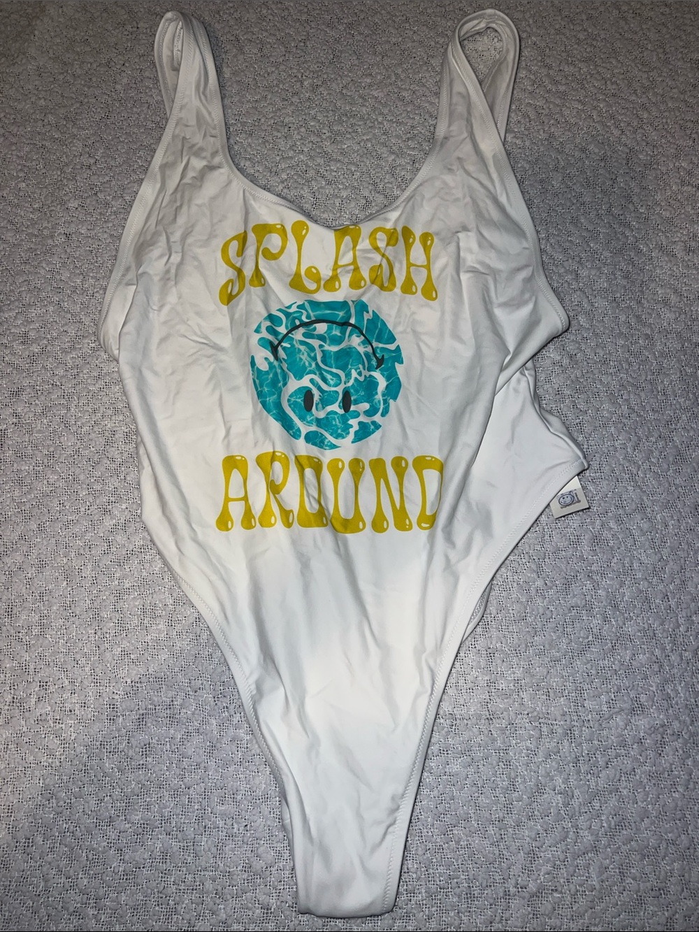 aerie Smiley One-Piece Cheekiest Swimsuit “Splash Around”